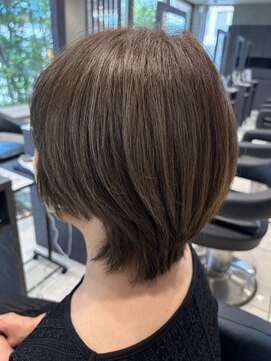 アース 南福島店(HAIR&MAKE EARTH) 白髪をしっかり染めないぼかしカラー×シルバーグレージュ