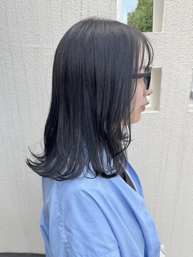 ビール 今泉店(BEER) 【BEER 山崎雄太朗】縮毛矯正カラー×アッシュブラック