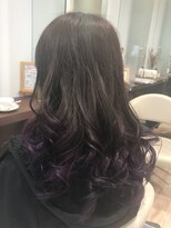 リプルヘアー ウエスト(ripple hair west)&nbsp;バイオレット×グラデーションカラー