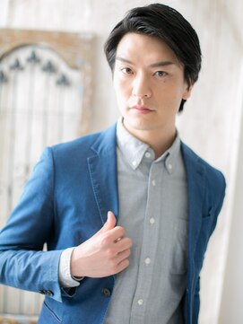 グルーミングサロン バーバー キャッスル 北浦和西口(Grooming salon Barber Castle) アレンジ自在♪ビジカジ七三スタイルA