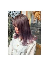 ニア ヘアルーム(near.hair room) バイオレットカラー