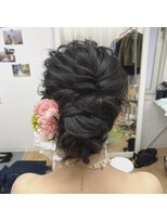 ヘアアンドケア エジェリラボ(hair&care egerie lab)&nbsp;結婚式ヘアアレンジのシニヨンアレンジ◎20代30代40代50代