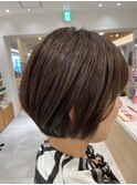 大人ショートボブ　３０代４０代５０代にオススメ