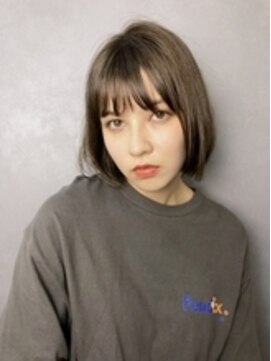 ヘアサロンエム 渋谷店(HAIR SALON M) フラット切りっぱなし☆ボブ