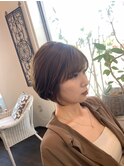 ちょいくびれショート♪ニュアンスカラー♪30代40代50代