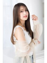 トティア 堀江(Totia)&nbsp;【Totia堀江】エアーストレート×ミルクティーブラウン