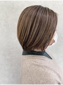 白髪ぼかしハイライト♪