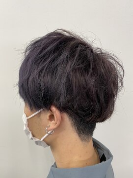 エイト 池袋店(EIGHT ikebukuro) ワンブリーチで紫