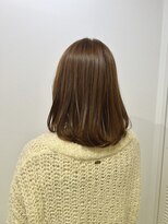 アドラーブル けやき通り店(adorable)&nbsp;艶感♪大人可愛い内巻きゆるカール☆ピンクベージュハイライト