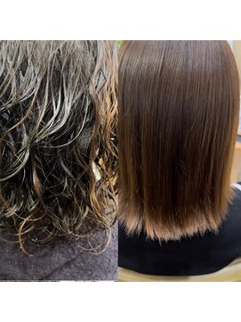 ヘアカフェ コトノハ(hair cafe Kotonoha) 【コトノハ】長崎髪質改善　ストレートツヤ髪　長崎縮毛矯正