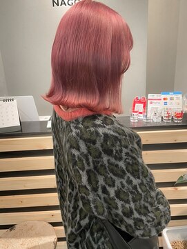 アイリー 名古屋(A/LEE) 切りっぱなしピンク