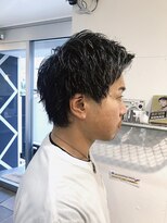 グッドプレイスアンドシング(Good Place&thing)&nbsp;メンズ刈り上げなし短髪スパイキーショートアップバング