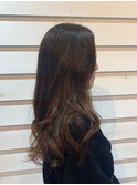 大人可愛いゆるふわクセ毛風パーマ×愛されブラウン20代30代