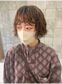 ボブパーマ くるくる スパイラル ミニボブ