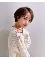 アンド ストーリーズ(&STORIES)&nbsp;前髪あり耳掛け丸みくびれショートボブ20代30代40代50代(蘭)