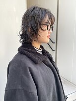 カフ(CAF)&nbsp;CAF 照下 イメチェン 似合わせカット 大阪 顔まわりボブパーマ