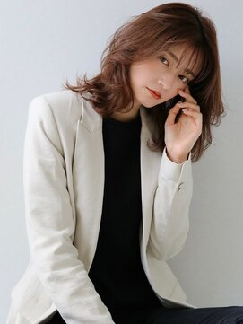 ソヨン 南草津店(SOYON) くびれミディ モカベージュ 透けバング