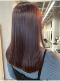 セミディ/ピンクブラウン/ブリーチ無し