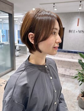 ビームズヘア 藤が丘店(Bee Ms HAIR) 大人ショートショートボブショートベージュカラー名古屋ショート