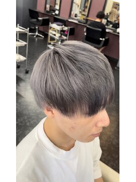 アイズ 渋沢(AIZU) ケアブリーチダブルカラー　グレー