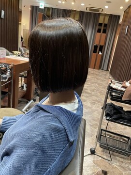 ヘアーアンドスパ フェリーチェ ミチ 野田屋町店(HAIR&SPA felice MICHI) 【feliceMICHI 豊田希美】切りっぱなしボブ