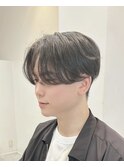 ツーブロック束感モテる髪型シークレットパーマ韓国マッシュ