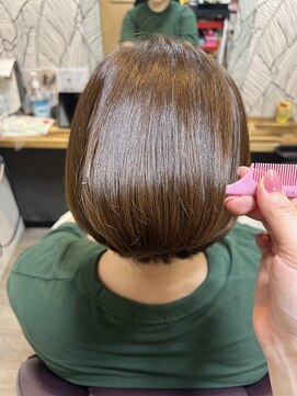ヘアーカルチャー 小倉台店 HAIR CULTURE 潤艶　大人ショートボブ