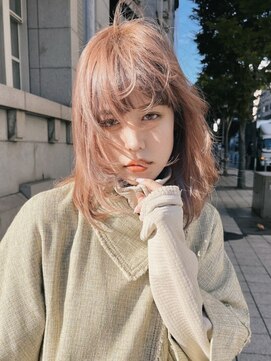 ラーナー(LONER) ピンクベージュ×ニュアンスカラー【LONER神戸三宮】