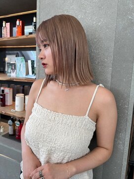 ロンドグロワール 大宮(Lond Gloire) ミニウルフレイヤーカット顔周り前髪韓国ショートボブ/大宮