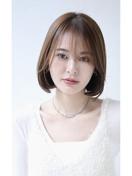 アイニティ(Inity) ［Inity］オリーブベージュ　耳かけボブ