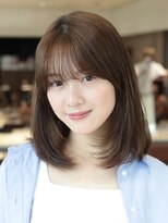 アフロート トウキョウ(AFLOAT TOKYO) 【高木美緒】ワンカールが可愛いミディアムレイヤー