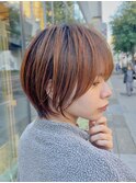 前髪カタログ/イメチェンスタイル／ウェーブパーマ/こなれミディ