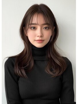 ライズ ネックス ザ サロン 渋谷(LIZE nex the salon) ミディアムレイヤー#ミディアムレイヤー#韓国ヘア#渋谷駅