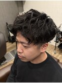 メンズスパイラルパーマ