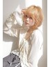 【ダブルカラー】カット+ブリーチ+カラー　￥24200→￥11000