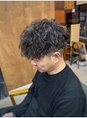 【山本智文】大人男髪スペインカールツイストスパイラルパーマ