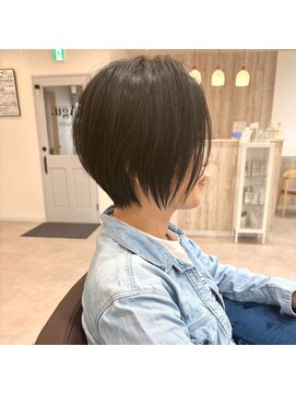アグ ヘアー ナッツ 秦野店(Agu hair nuts) 丸みショート/マロンベージュ/くびれショート/くすみベージュ