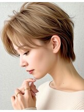 ソーホーニューヨーク ギンザ(SOHO NEW YORK GINZA) 【小顔ショート】ハイベージュハンサムショート