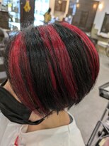 シュモレアズ 北習志野(shumore az)&nbsp;アシンメトリーメッシュ☆レッド