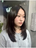 イルミナカラーレイヤーカット顔まわりカット