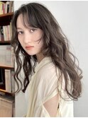 ニュアンスパーマ/大人可愛い/ロングパーマ/ゆるめパーマ