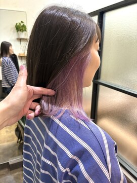 プチメゾントウキョウ(Petit Maison Tokyo) インナーカラー_パープル