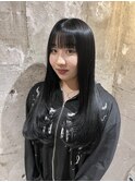 【梅田】透明感ブルーブラック