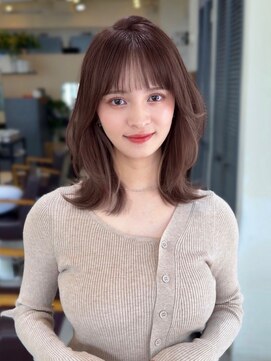 コート 表参道(Cote) 美髪レイヤーカット/顔まわりレイヤー/ひし形ミディアムレイヤー