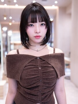 ハバナ 天神(HAVANA) 20代30代大人ガーリーレイヤーボブ/顔周り似合わせカット