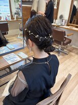 ゼスト 中野店(ZEST)&nbsp;【ZEST中野/ココミ】ふわふわお団子ヘアアレンジ