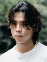 バイフィフス 原宿/表参道(by fifth)&nbsp;原宿フェザーパーマメンズパーマセンターパートビジネススタイル
