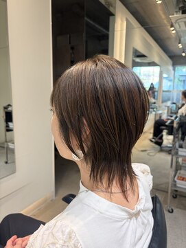 ヘア デザイン リスク(HAIR DESIGN RISK) 【RISK 白井琴菜】三鷹 束感ウルフ