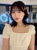 オモチャ 銀座(OMOCHA) 韓国くびれボブ/外ハネロブヘア