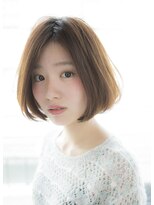 サロンドミルク 原宿(salon de MiLK)&nbsp;【salon de MiLK 原宿】トランスペアレントベージュ×ボブ